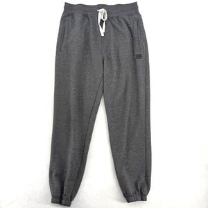 Billabong Mens Fleece Joggers Charcoal Gray Heather Sweatpants Size M Drawstring